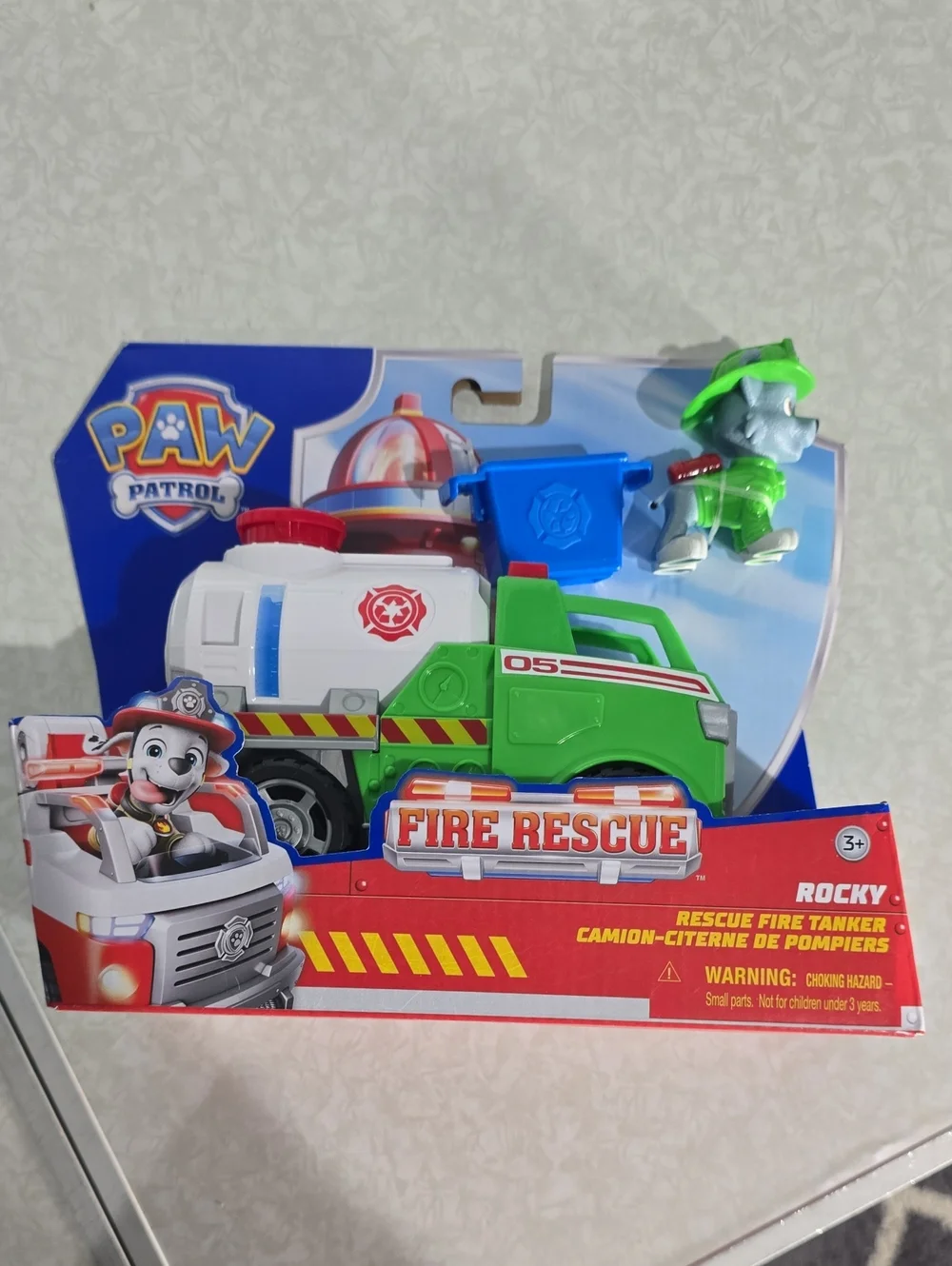 PAW Patrol Rocky Fire Rescue Tanker Truck - Green NWT
